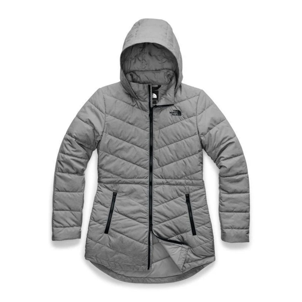 The North Face Women’s Gray Quilted Hooded Packable Jacket XS